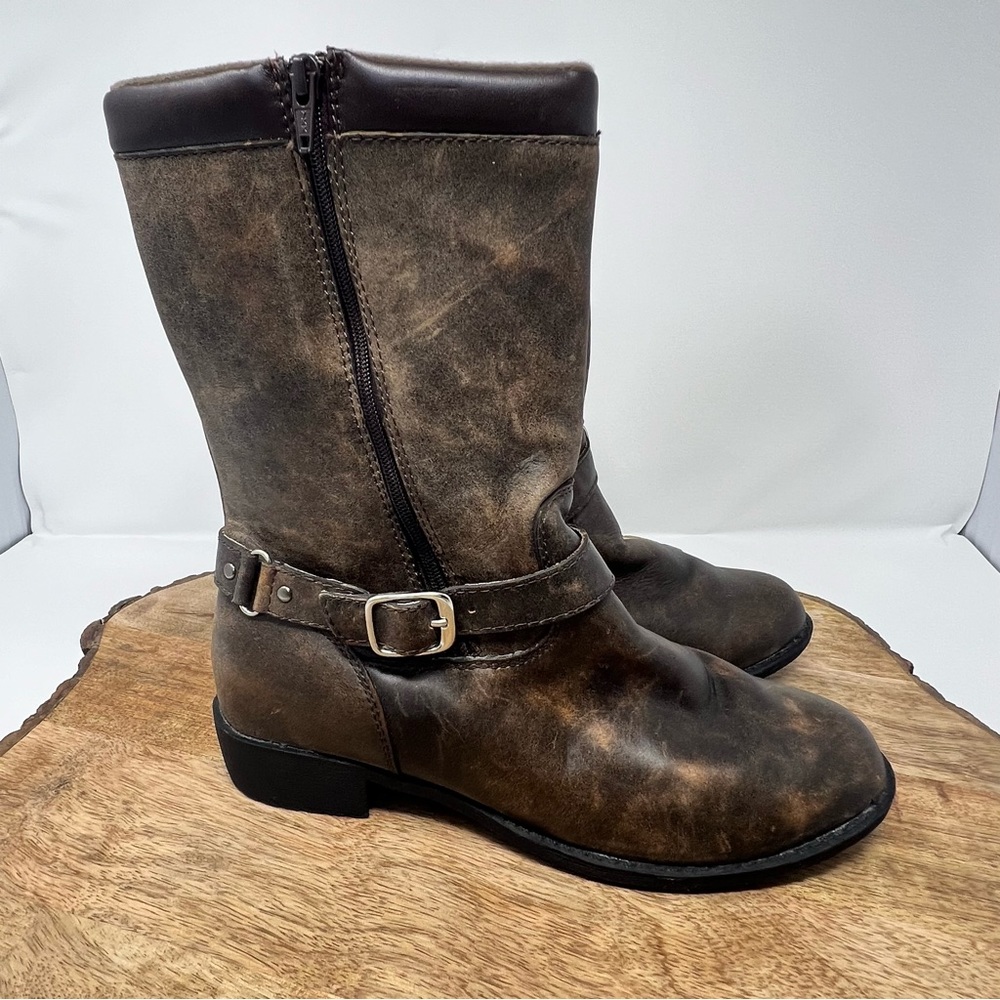 Propet Leather Brown Zip Up Hadsten Women’s Boot Size 7